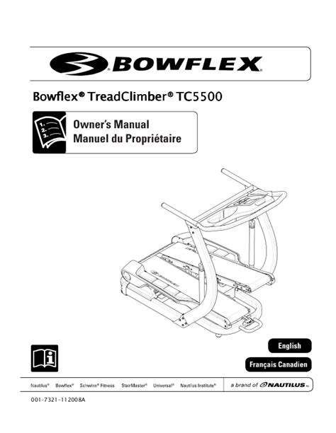Bowflex TC5500 Manual pdf
